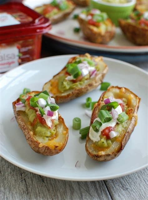 Guacamole Stuffed Potato Skins A Cedar Spoon