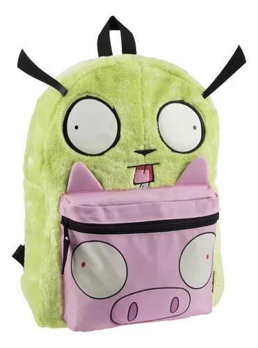 Gir Invasor Zim Mochila Reversible Doble Vista Nickelodeon Bioworld