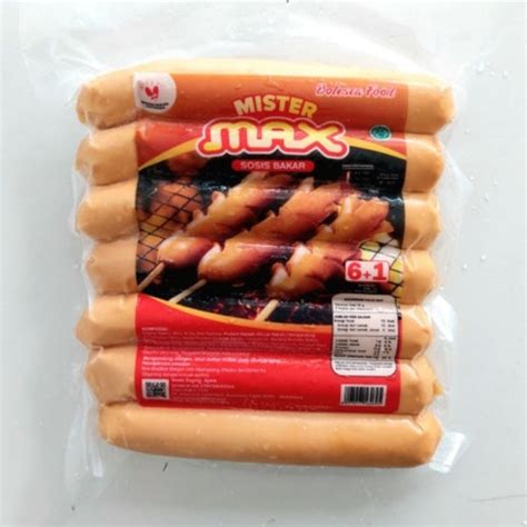 Jual Sosis Bakar Jumbo Mister MAX Isi 8 Mister MAX Isi 12 Harga Murah