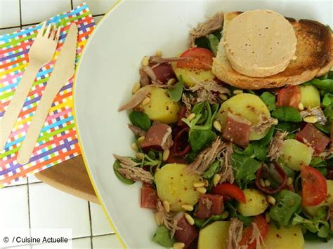 Salade façon périgourdine facile découvrez les recettes de Cuisine