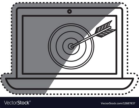 Laptop pc technology Royalty Free Vector Image