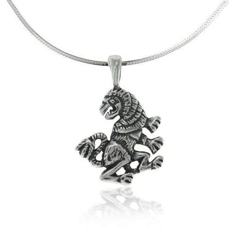 Zodiac Charms Leo Pendant Necklace Sterling Silver Birthday Jewellery