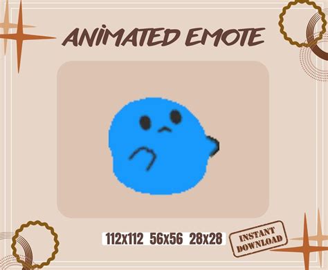 Animated Twitch Emote Dancing Blob Emote Crazy Dance Emote Etsy