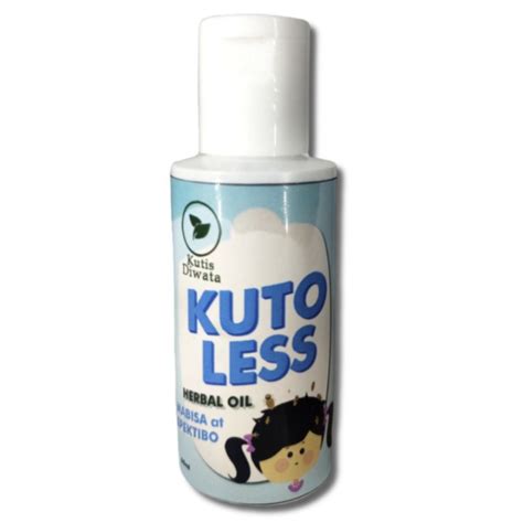 Original Kuto Less Organic Herbal Oil 60mp Remove Kuto Lisa Hair