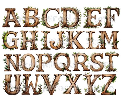 Wood Alphabet Png Rustic Font Wood Letters Png Wood Font Boho