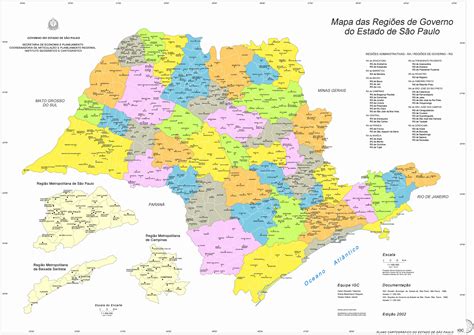 Mapa De São Paulominuto Ligado