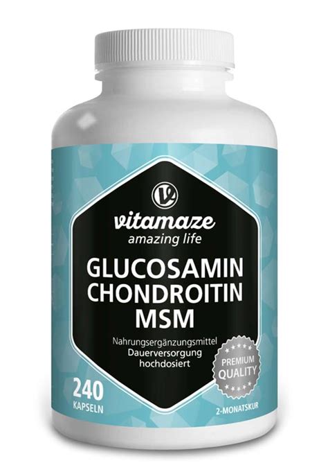 Glucosamin Chondroitin MSM Kapseln Kaufen Vitamaze Shop