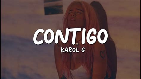 Karol G Ti Sto Contigo Letra Lyrics Youtube