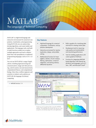 Matlab Report Generator The Mathworks Pdf Catalogs Technical