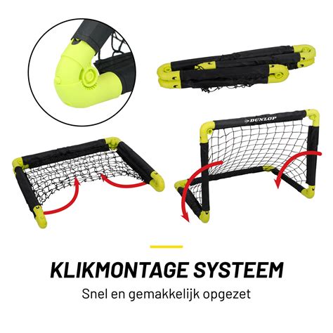 Dunlop Voetbaldoeltjes Set Van X X Cm Voetbalgoal