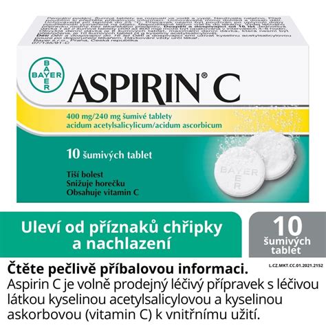 Aspirin C Mg Mg Umiv Ch Tablet Onlinelekarna Cz