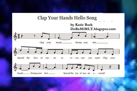 MLT, easy as Do Re Mi: A Music Learning Theory classroom: Clap Your ...