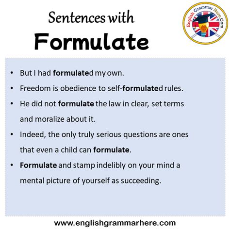 Sentences For Formulate Archives English Grammar Here