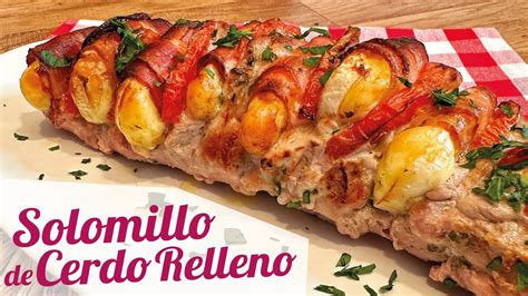 Sabrosa Receta De Solomillo De Cerdo Relleno Cocinado En Freidora De