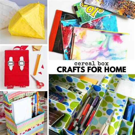 30+ Super Creative Cereal Box Crafts and Projects for Kids - Left Brain ...