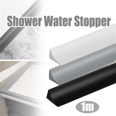 1M Shower Water Retaining Strip Bathroom Water Barrier Water Stopper