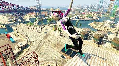 GTA V Ragdolls And Fails Compilation V 53 SpiderWoman Gwen Stacy