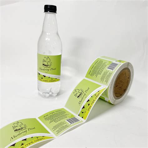 Pvc Vinyl Sticker Roll For Bottle