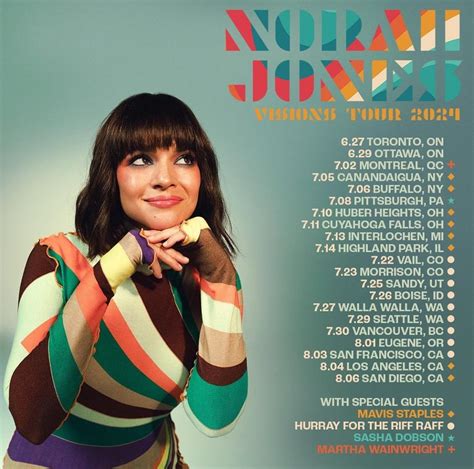 Norah Announces Tour Dates For 2024 Rnorahjones