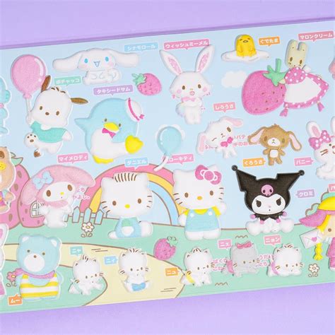 Sanrio Characters Picture Book Puffy Stickers Blippo