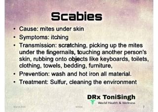 Most Common Skin Diseases Drx Tonisingh Ppt