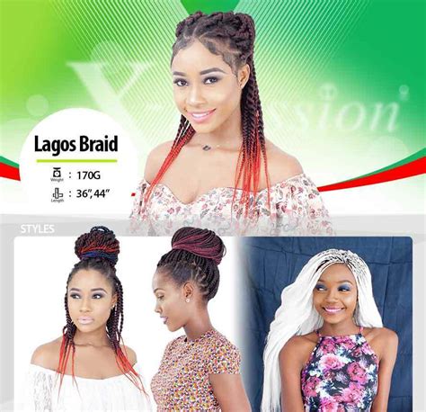 Xpression Lagos Braid Pre Pulled Stretched Hair Available In Various Colors Ebay