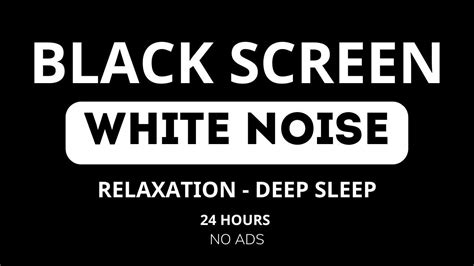 White Noise Black Screen No Ads Hours Perfect Sleep Aid