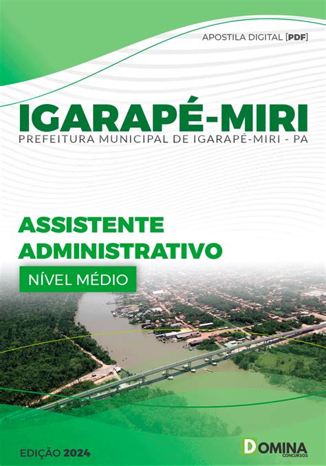 Apostila Pref Igarap Miri Pa Assistente Administrativo