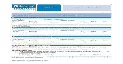 Solicitud De Licencia UrbanÍstica Solicitud De · Con Los Datos Del