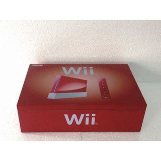 Caixa Vazia Nintendo Wii Vermelho De Madeira Mdf Shopee Brasil