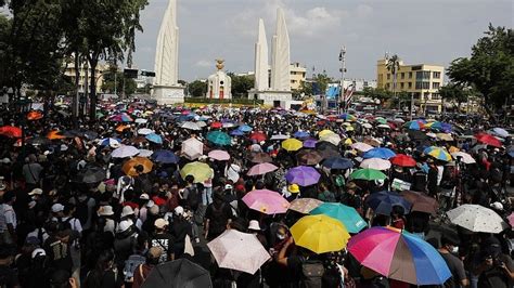 Thai Protests Thousands Gather In Bangkok To Demand Reforms BBC News