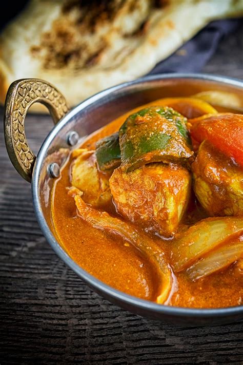 British Indian Chicken Balti Curry Krumpli