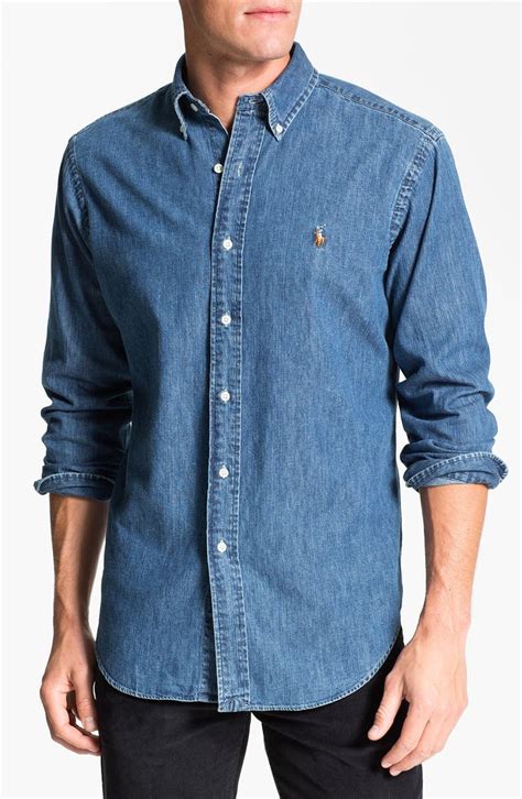 Polo Ralph Lauren Classic Fit Denim Sport Shirt Nordstrom