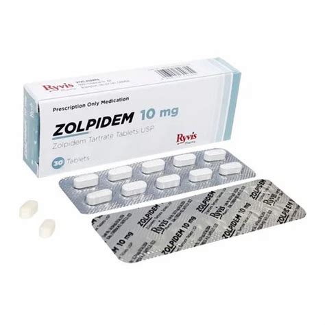 Zolpidem Tartrate Tablets 10 Mg At Best Price In Mumbai Id 2852856149733