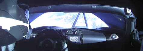 Watch Elon Musks Spacex Starman Driving His Tesla Roadster In Space