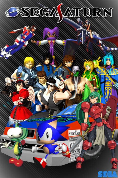 Sega Saturn Poster By Posterbill On Deviantart