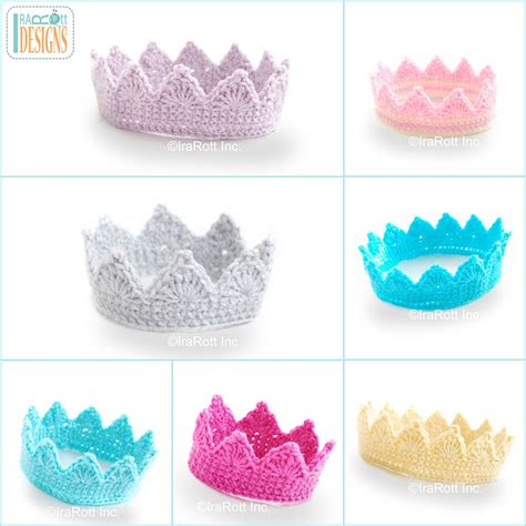 Princess Crown Pattern By Ira Rott Crochet Crown Crochet For Kids