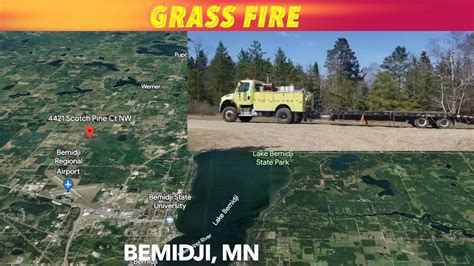 Bemidji Firefighters Respond To Sunday Afternoon Grass Fire Youtube