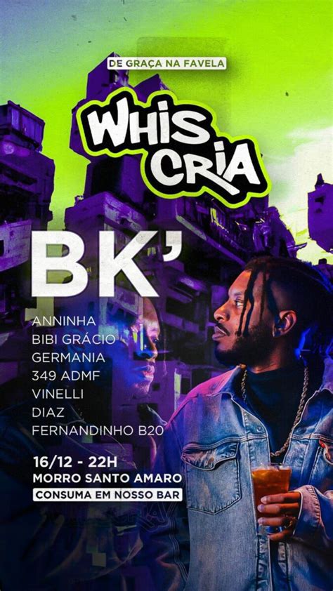 Rapper BK Faz Show Gratuito Em Comunidade No Catete Nesta Sexta Feira 16