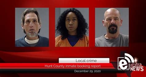 Hunt County inmate booking report || December 29, 2020