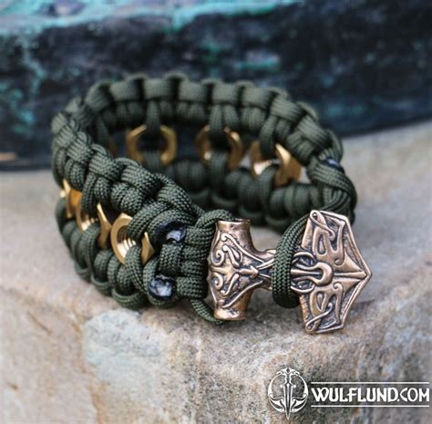 T R Thor S Hammer Paracord Bracelet Paracord Survival Armb Nder