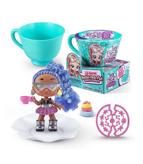 Itty Bitty Prettys Tea Party Surprise Series 2 Little Teacup Doll Assortment With 10 Surprises