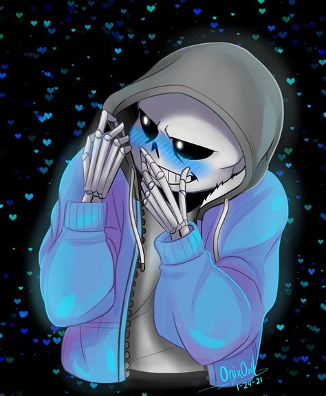 Flustered Sans 2 By Onixowlart On Deviantart