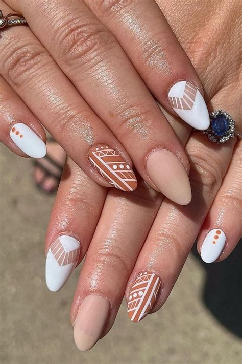 22 Boho Nail Ideas That Will Make You Embrace Your Inner Nomad Polish And Pearls Boho Nails