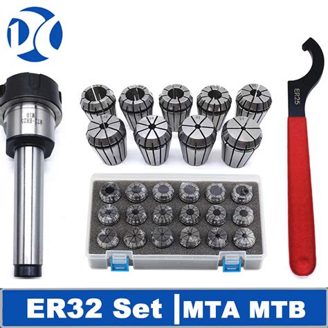 Set Er Spring Collets Pcs Pcs Mtb Mtb Mtb Mtb Morse Taper