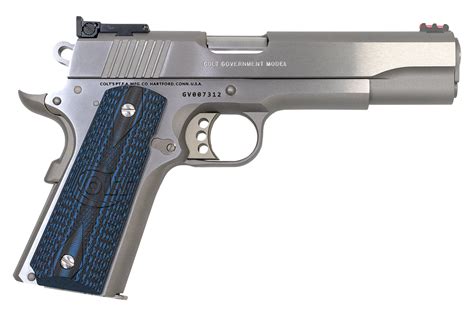 Colt Gold Cup Trophy Super Stainless Pistol With G Grips