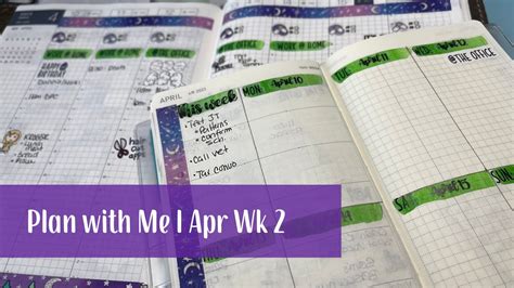 Plan With Me Hobonichi Weeks And Cousin Weekly Overview YouTube