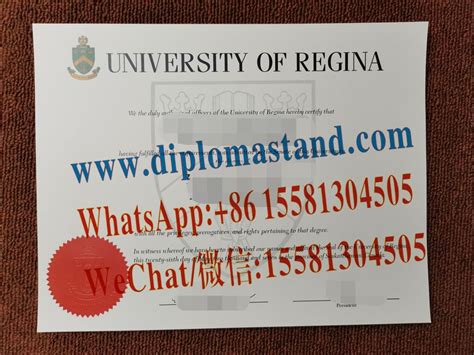 Make Fake University Of Regina Diploma Hanlin International Diplomas