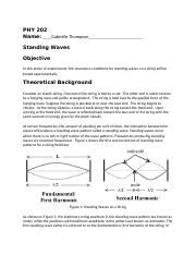 Standing Waves On A String Resonance Conditions And Course Hero