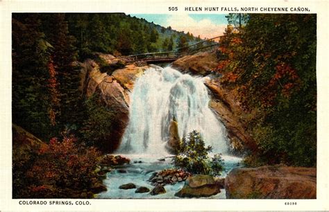 Helen Hunt Falls North Cheyenne Canon Colorado Springs Colorado Linen